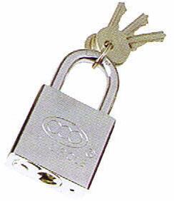 Tri-Circle �elik Asma Kilit Kare